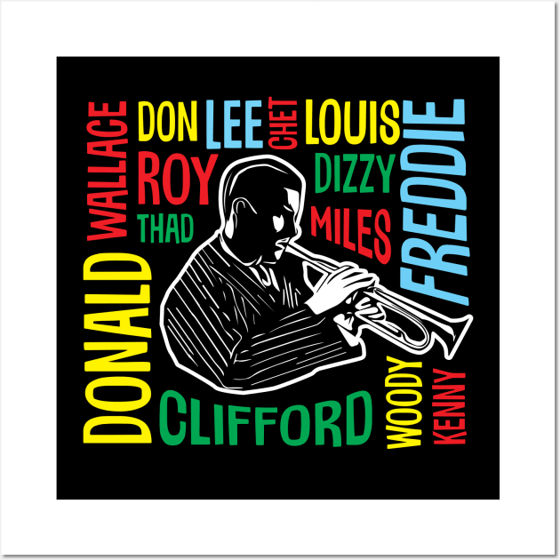 Best Jazz Trumpeters Of All Time Wall Art by jazzworldquest